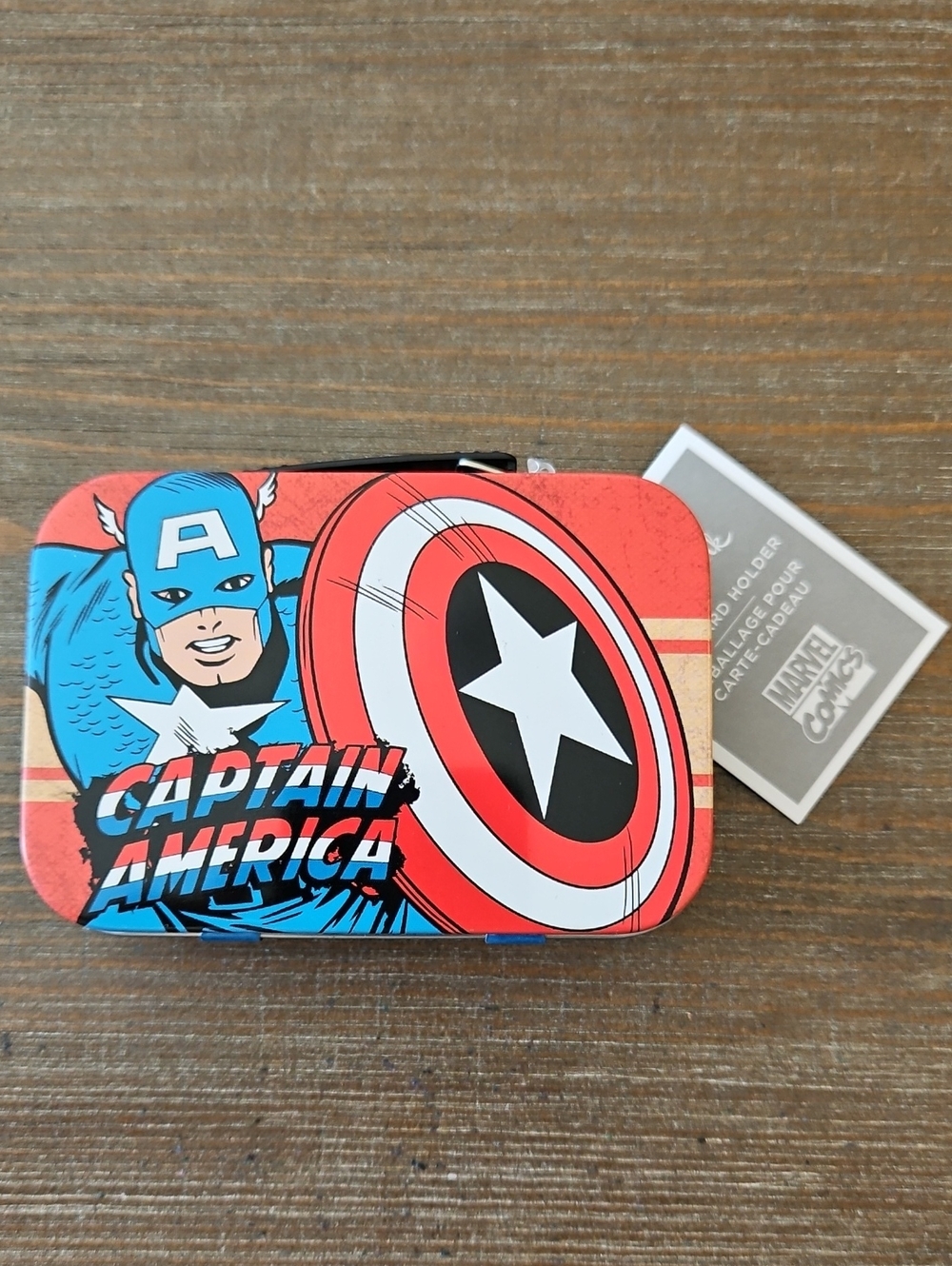 Hallmark Marvel Captain America Gift Card Holder - Red, Blue, White